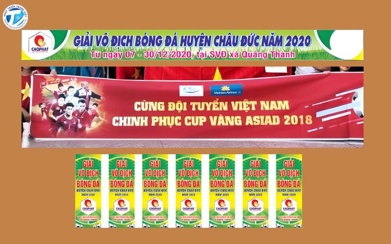 Banner cổ vũ ấn tượng